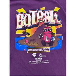 Botball University of California San Diego T-Shirt Men's L Purple